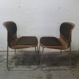 Pair of Drabert chairs designed by Gerd Lange