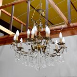 Lustre en cristal, milieu XXe