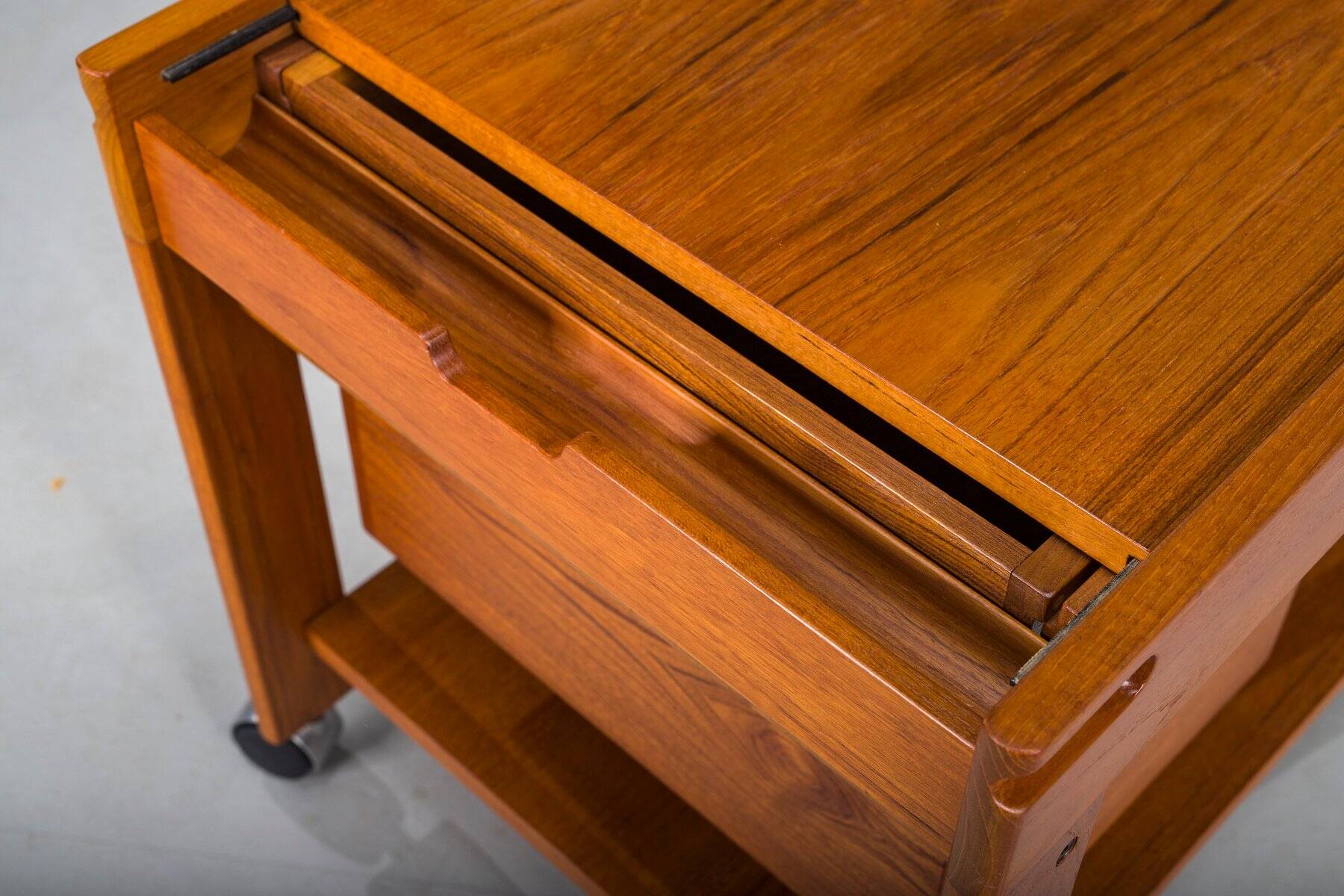 Mid-century modern Danish teak bar model 703 by Aksel Kjersgaard, 1960s