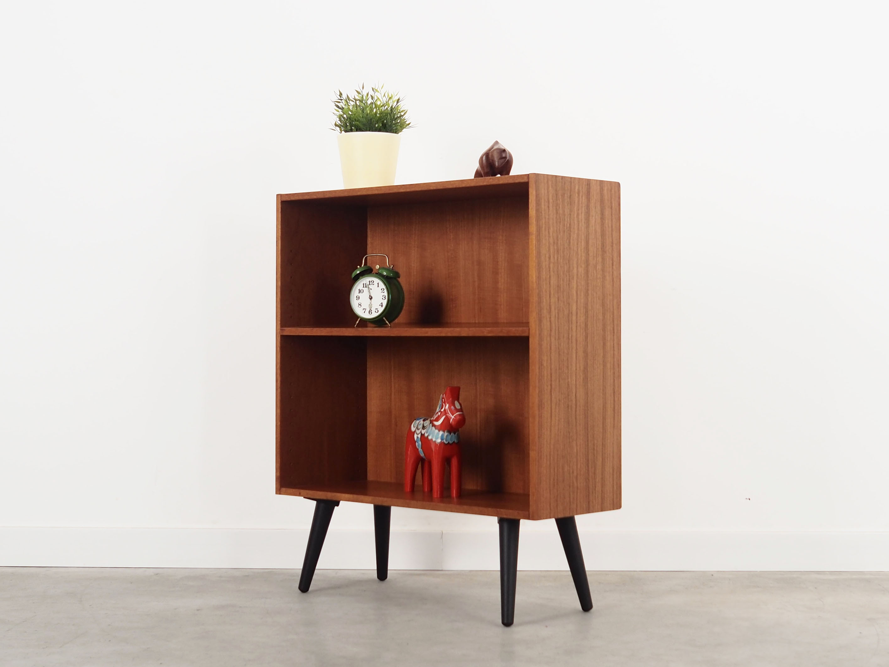 Teak bookcase, Danish design, 1970s, manufactured by Denka