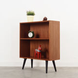 Teak bookcase, Danish design, 1970s, manufactured by Denka