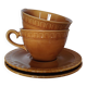 Large cups and saucers