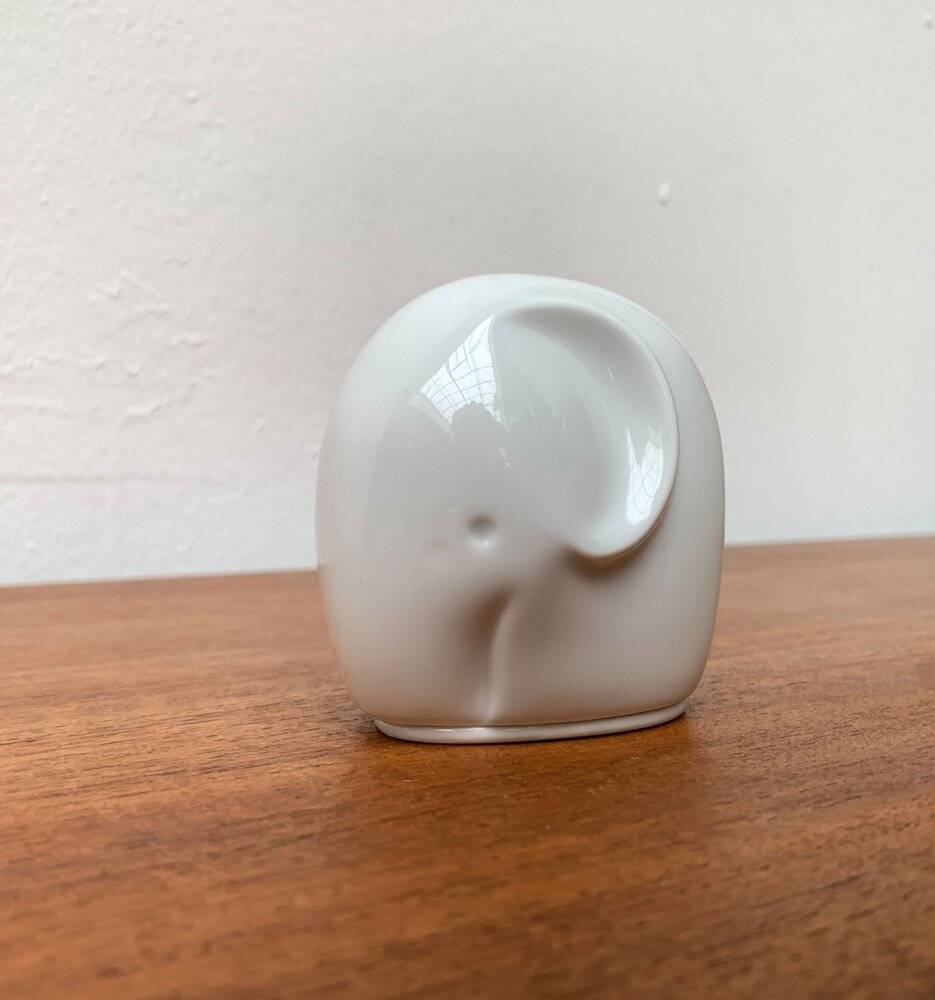 Vintage secret box elephant in German porcelain from Arzberg