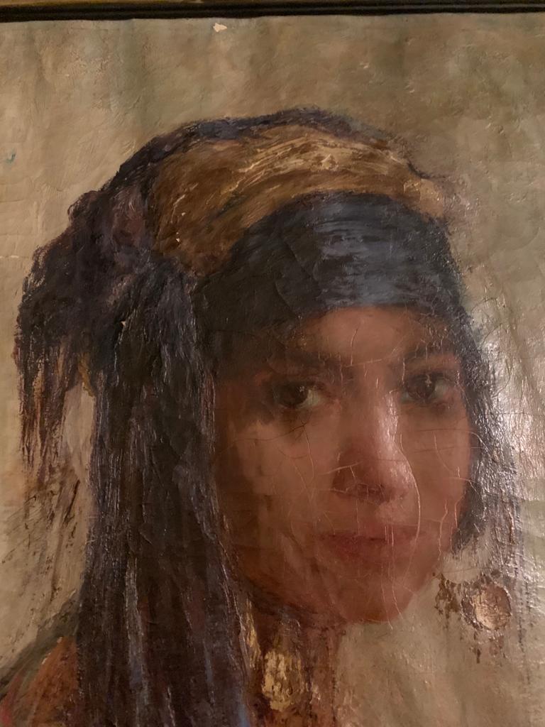 Orientalist portrait by Édouard Verschaffelt
