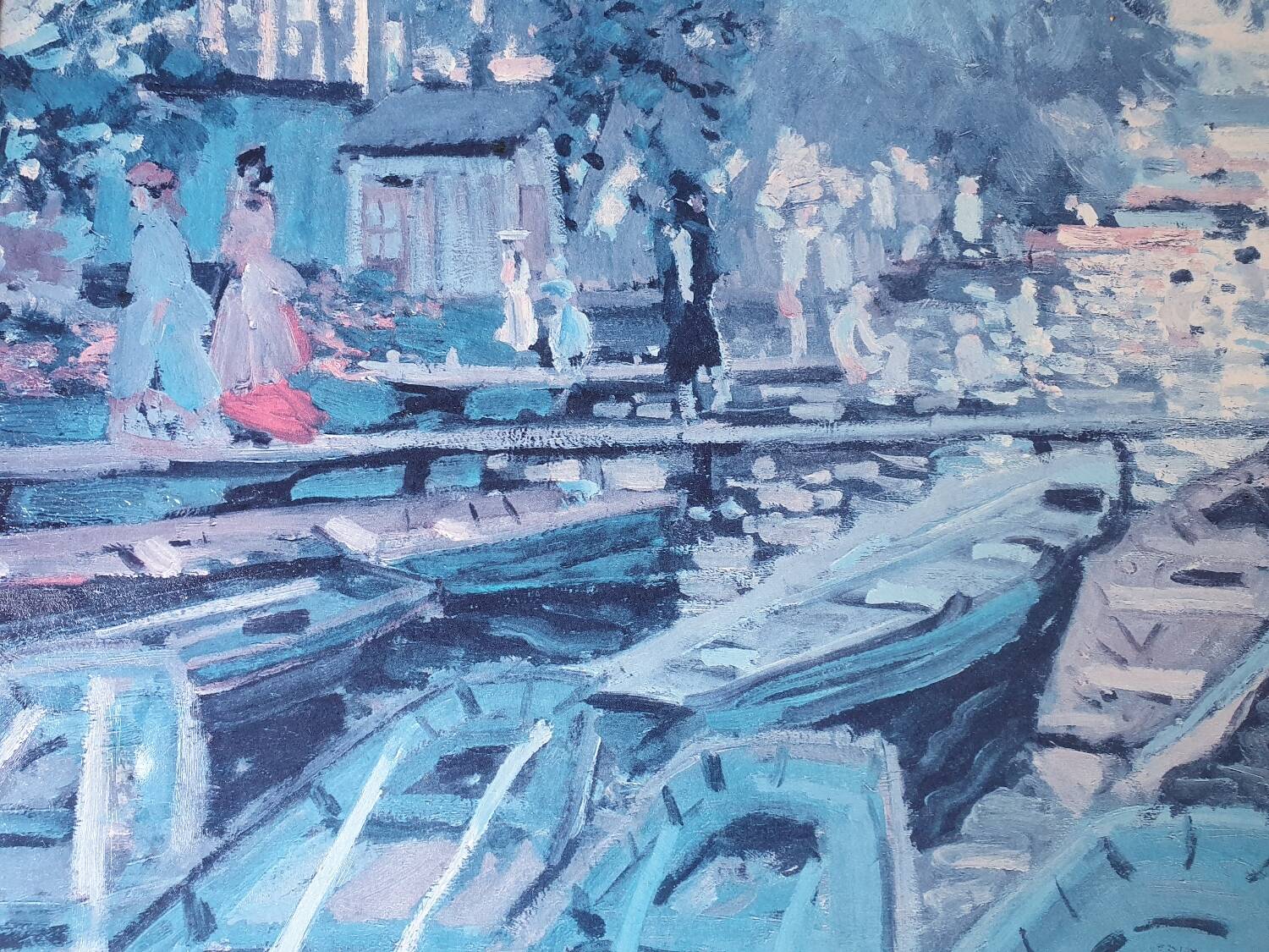 Monet painting reproduction