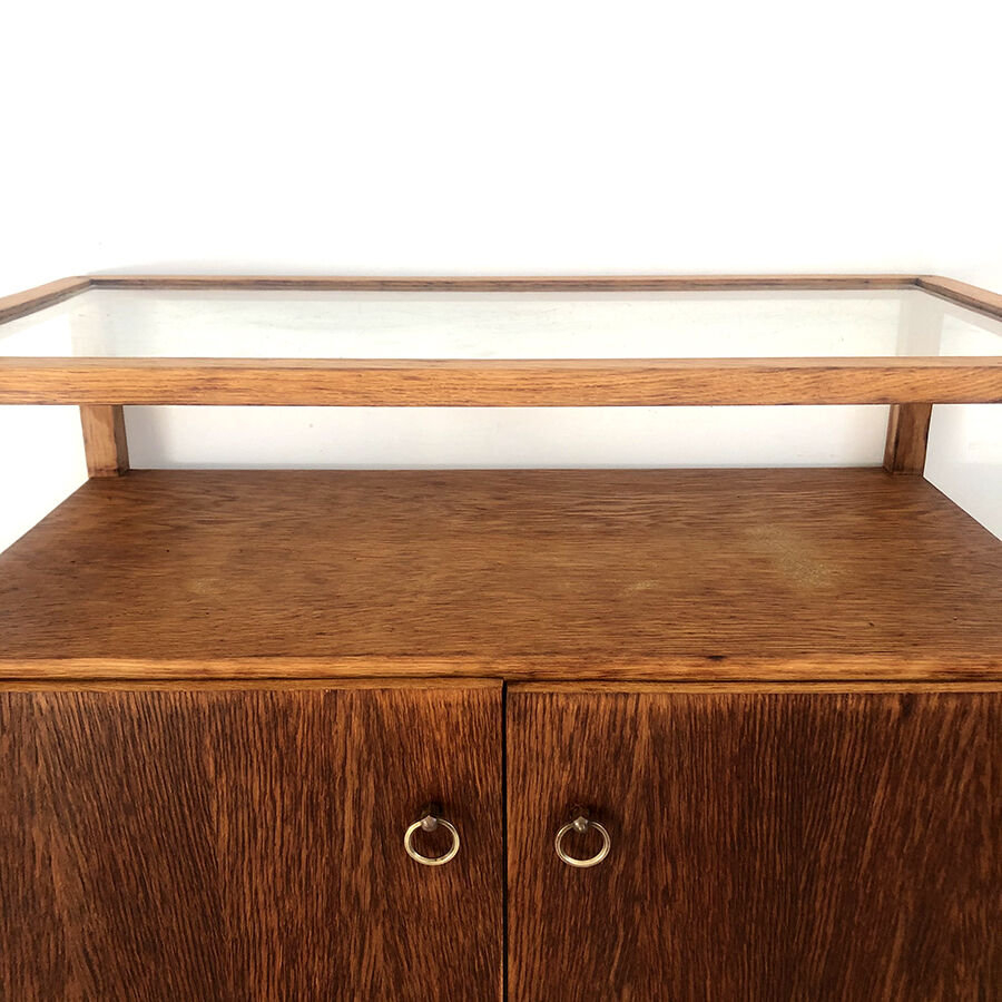 Vintage serving table 60