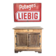 Vintage Raw Wood Buffet Flea Market