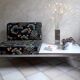 Ensemble chauffeuse et table basse
