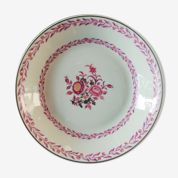 Coupe Limoges Raynaud Model Puiforcat décor China 18th