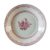 Coupe Limoges Raynaud Modèle Puiforcat décor Chine 18e