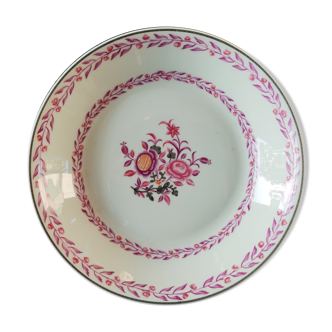 Coupe Limoges Raynaud Model Puiforcat décor China 18th