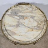 Mahogany Bouillotte Table, Louis XVI style – Late 19th century