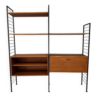 Mid-century "Ladderax" wall system produced by Staples.