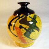 Speckled ceramic vase