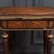 Napoleon III hairdresser worker marquetry 4 feet decorated with bronze