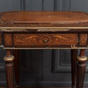 Napoleon III hairdresser worker marquetry 4 feet decorated with bronze