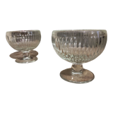 Set de 2 verres à dessert vintage
