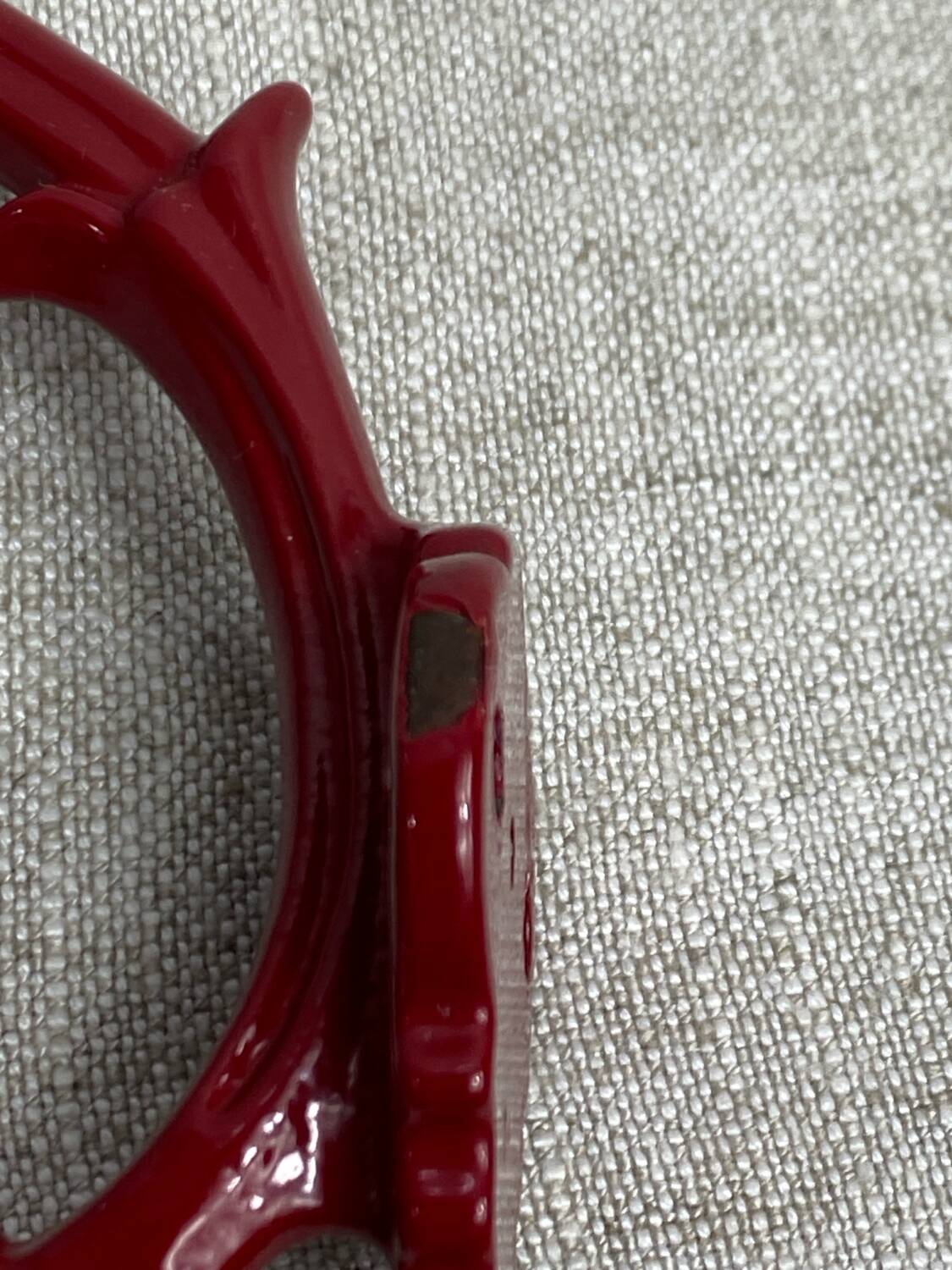 Enameled cast iron coat hooks