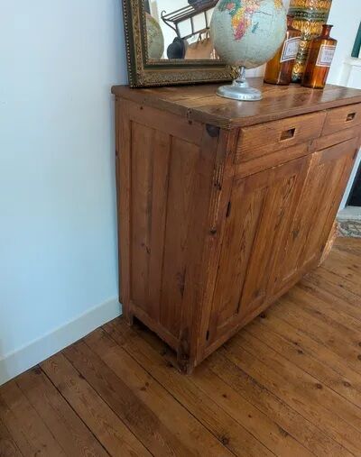 Parisian Buffet in Solid Pine - Chic Country Style - 100cm