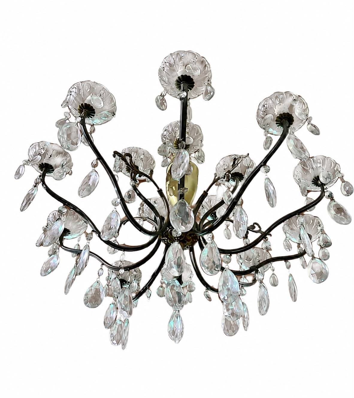 Maria Theresa Crystal Chandelier with Neo-Baroque Elements (Italy)