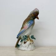 Lampe à parfum vintage en porcelaine oiseau, années 1950