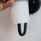 Raak glass torch wall lamp model C-1517