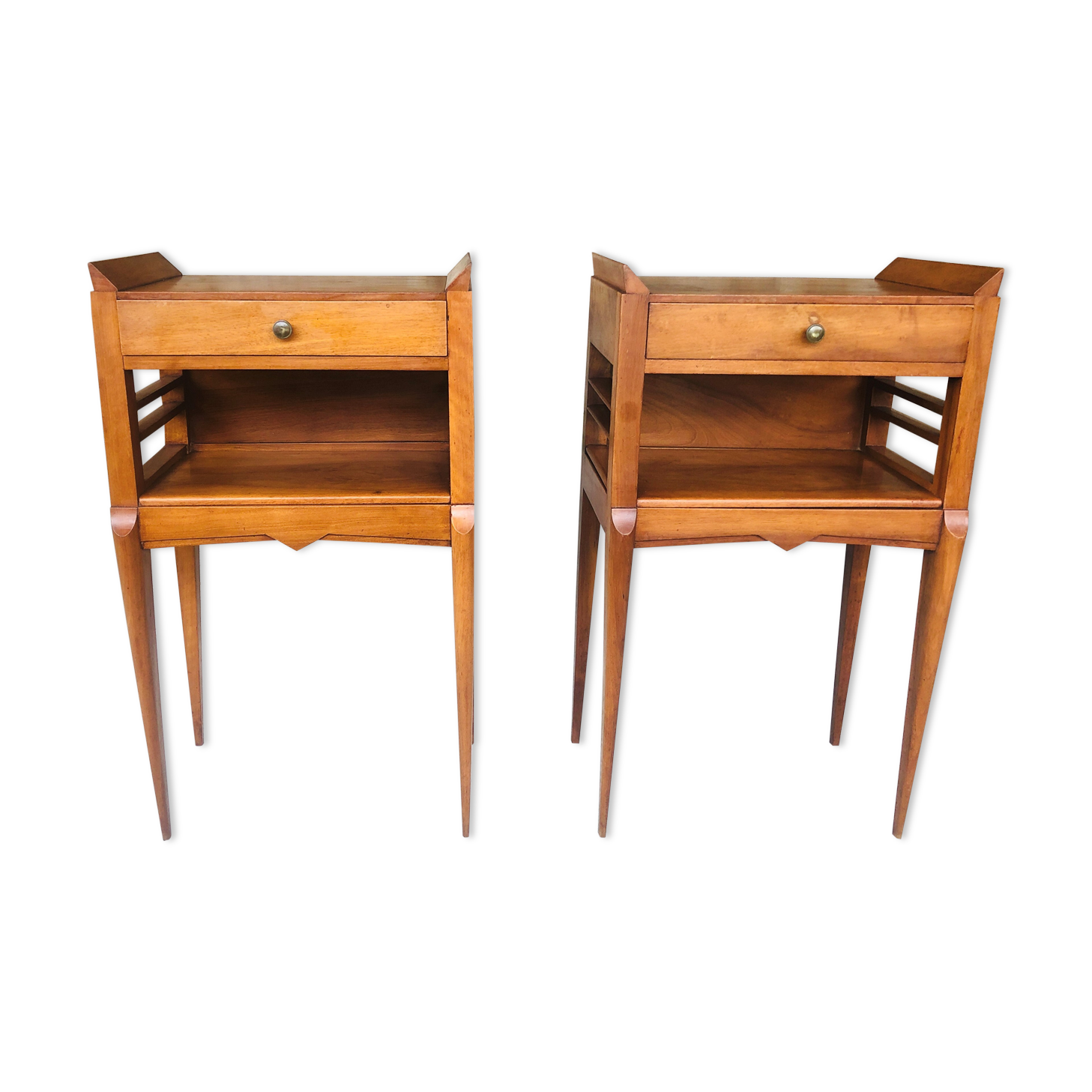 Paire de chevets Italien Art deco années 50