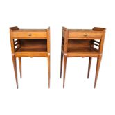 Pair of Italian bedsides, Art deco 50s