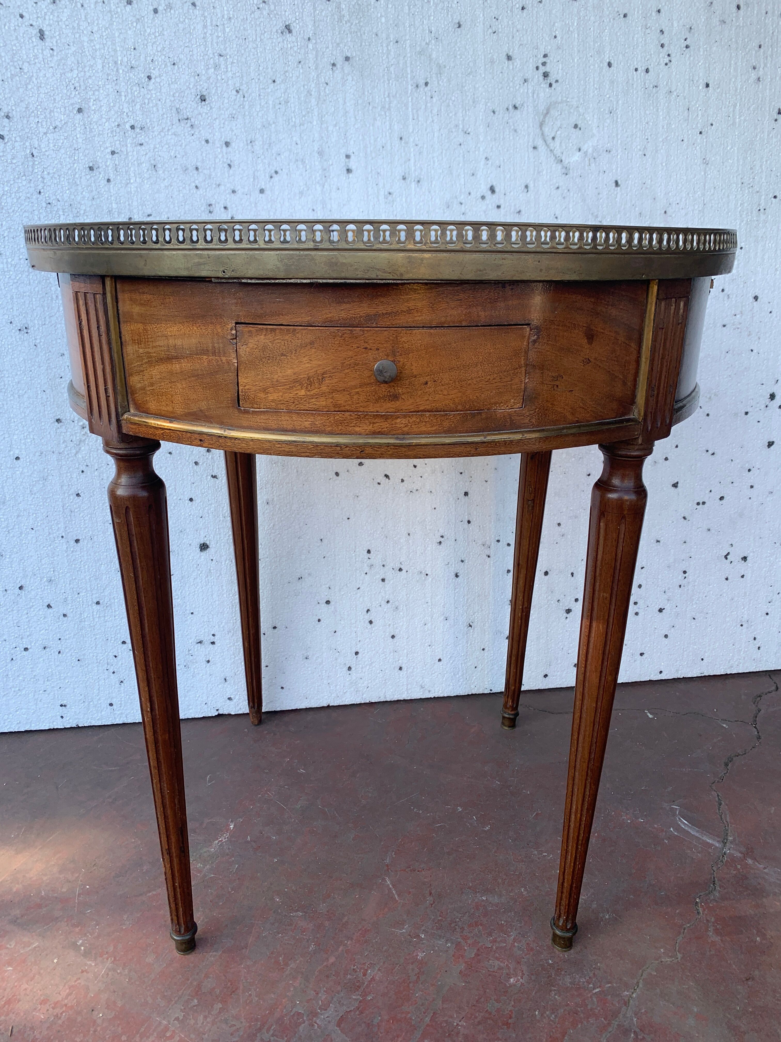 Louis XVI style bouillote table in mahogany XIX century