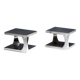 Tables d'appoint modernistes en aluminium, Italie, années 1970