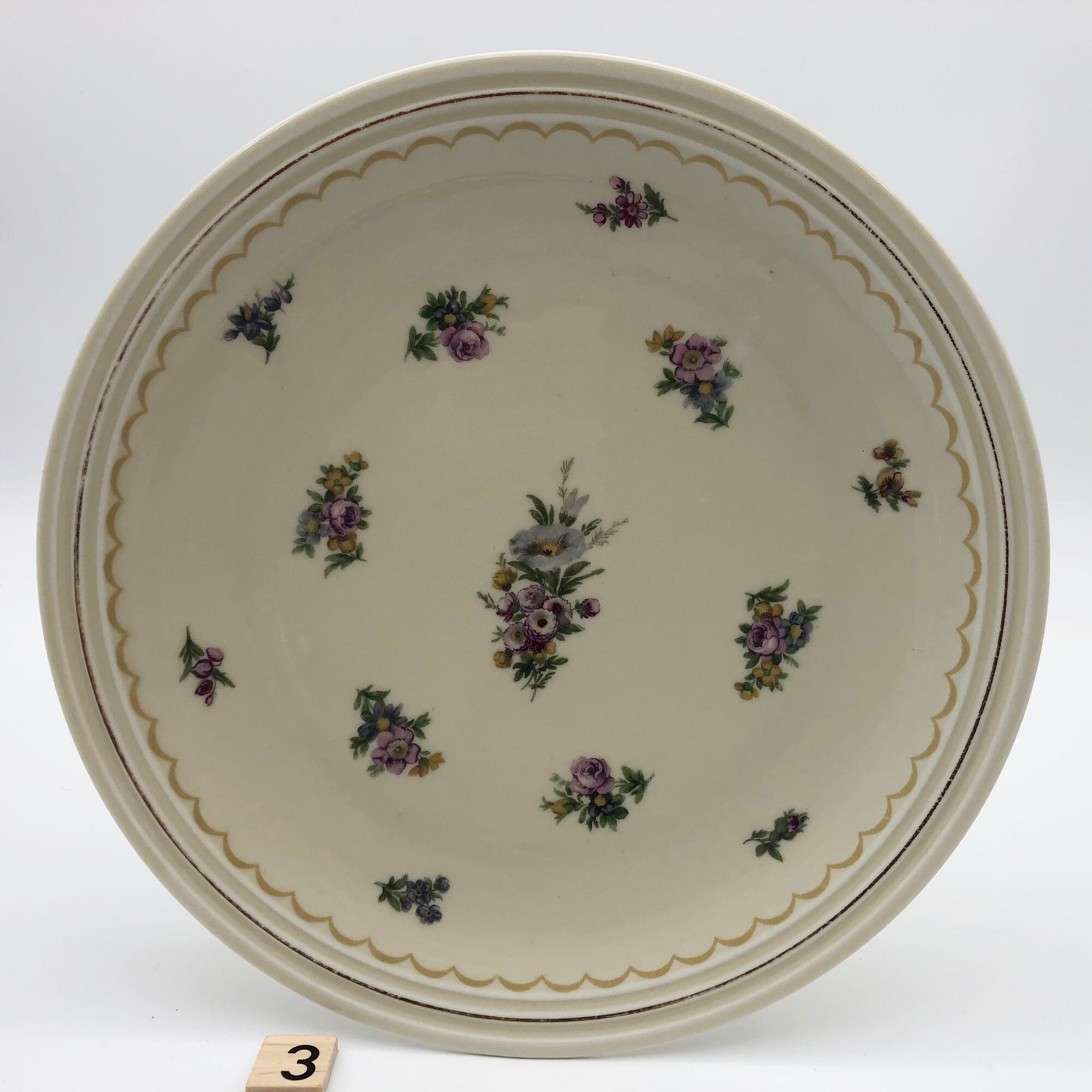 6 flat plates "A.Lanternier & Cie" Limoges