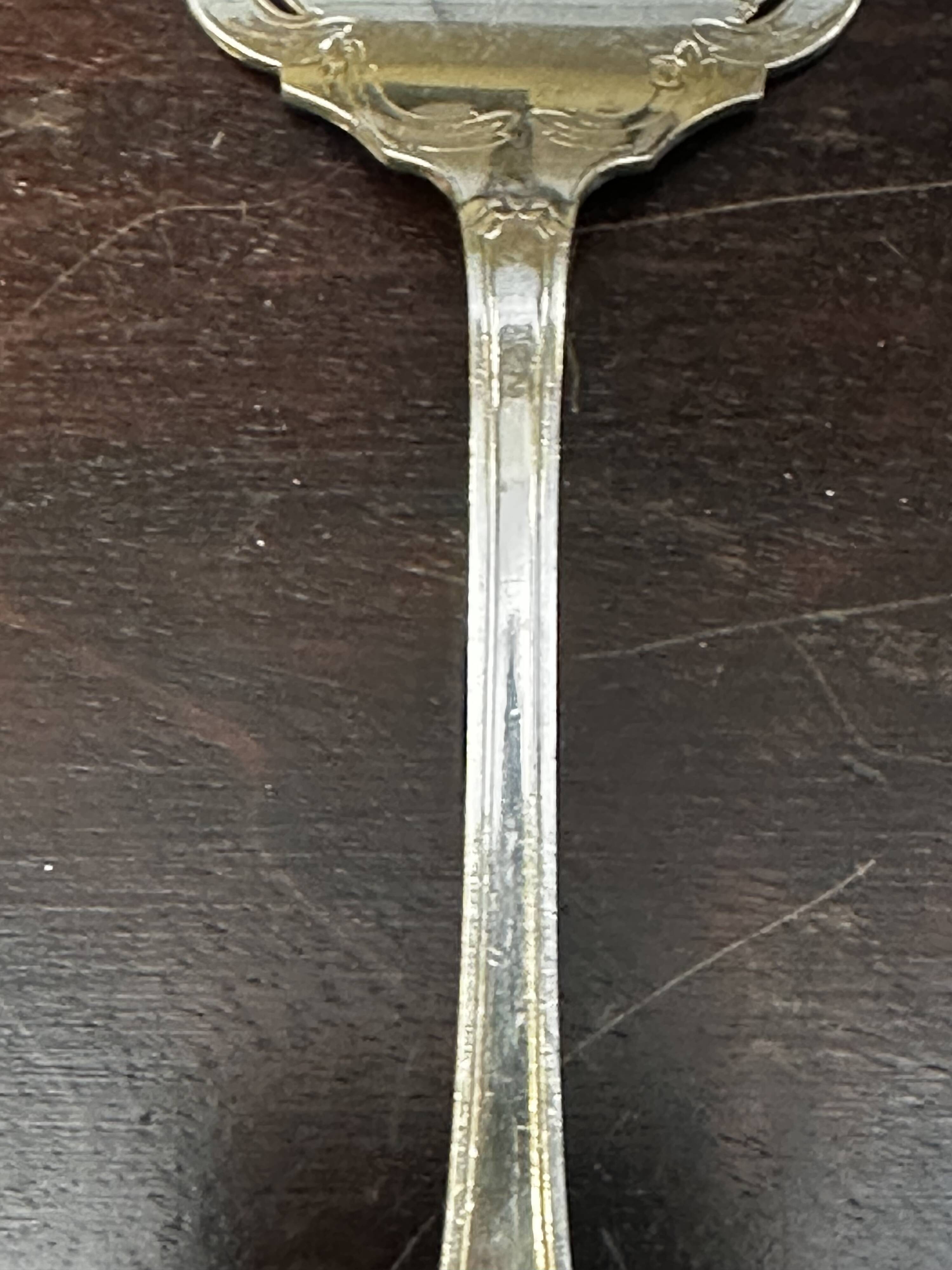 Silver Fish Serving Cutlery - Minerva Hallmarks - Art Nouveau