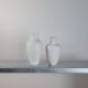 Pair of vintage biscuit porcelain vases by Metzler Ortloff.