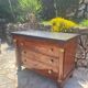 Commode empire retour D’Égypte en Acajou Flammé Époque XIX eme siècle