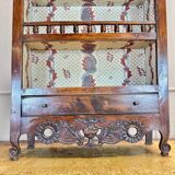 Verriau, Provençal Hanging Shelf in Walnut, Nîmes, 18th Century