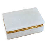 White stone jewelry box