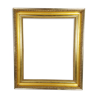 Wood frame gilded stucco