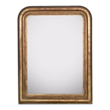 Louis Philippe mirror with foxed glass  19th 65x83cm