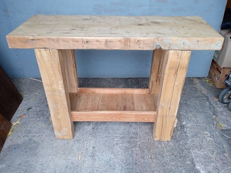 Workbench 120cm old solid wood