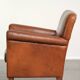 Timeless sheepskin armchair with beautiful colours and a good design