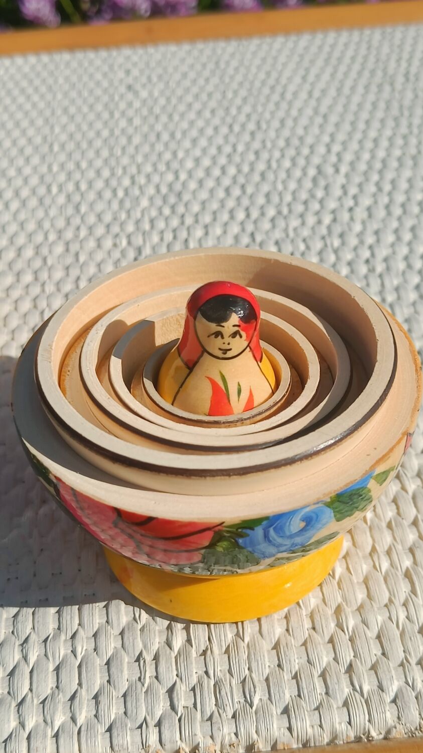 Vintage Russian matryoshka doll