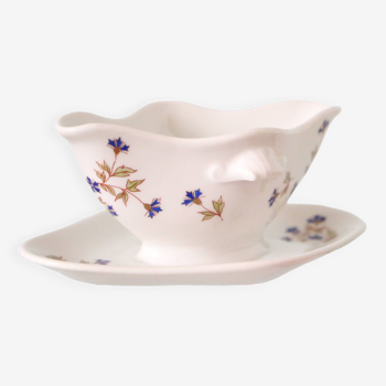 Gravy boat, Limoges porcelain, Charlionais Pourailly & cie, Compagnie Générale Toulouse