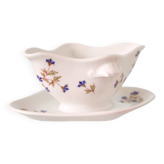 Gravy boat, Limoges porcelain, Charlionais Pourailly & cie, Compagnie Générale Toulouse