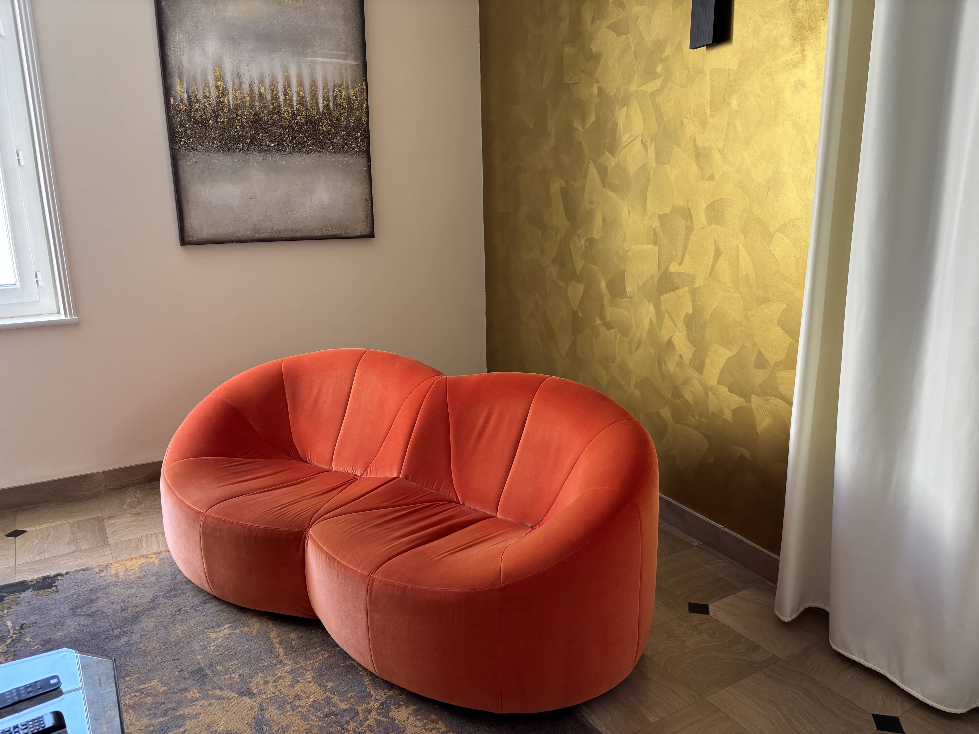 Pierre Paulin Pumpkin Sofa