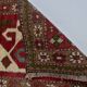 Vintage Handknotted Oushak Runner  sku 2154