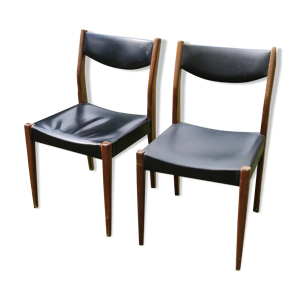 Paire de chaises vintage