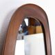 1960s Danish teak mirror H:73cm