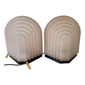 2 lampes Fabbian Italy vintage