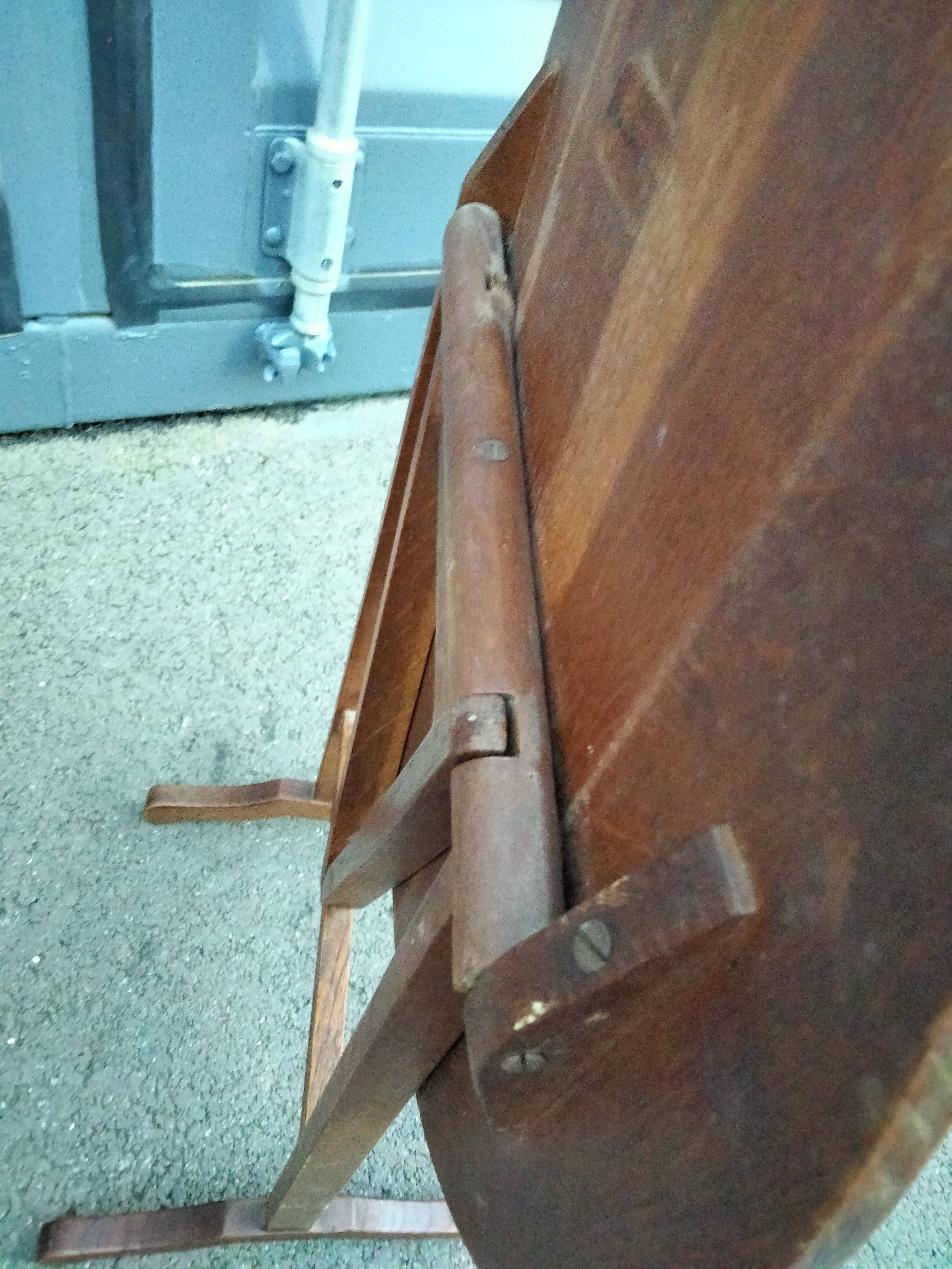 Pair of antique wooden bedside tables side table
