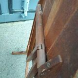 Pair of antique wooden bedside tables side table